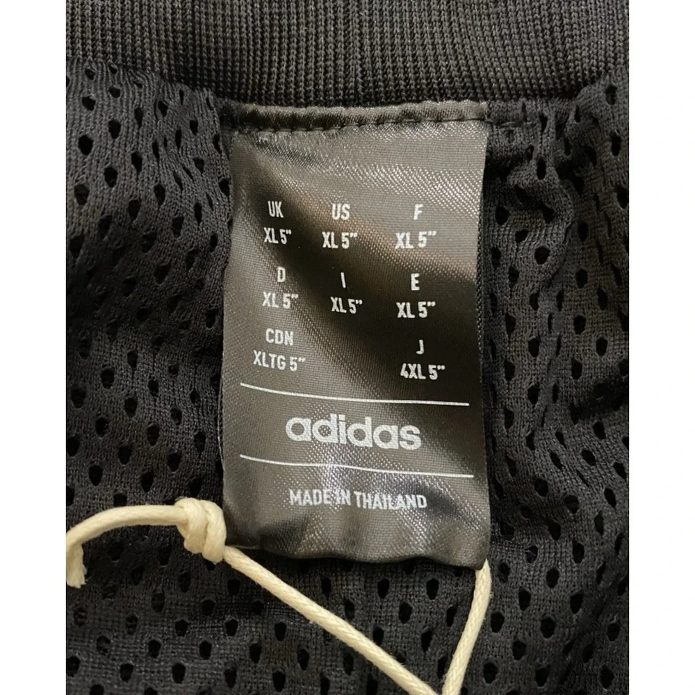 Adidas Mens Select Shorts Black & Crystal Sand Size XL - Pockets - Basketball
